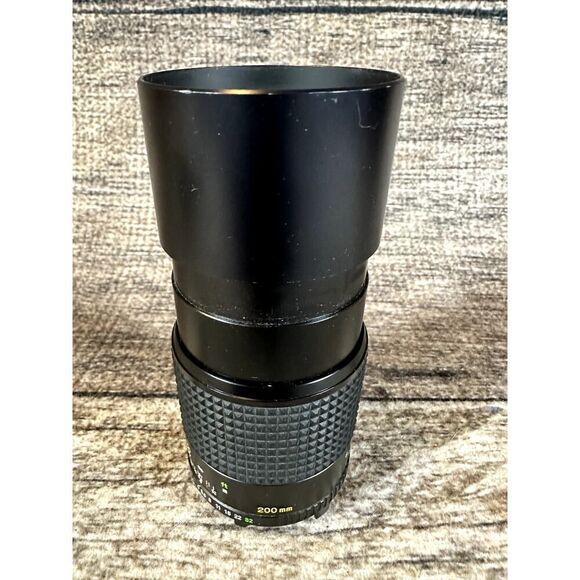 Vintage Minolta MD Tele Rokkor-x 200mm 1:4 Lens As-Is - Picture 3 of 11